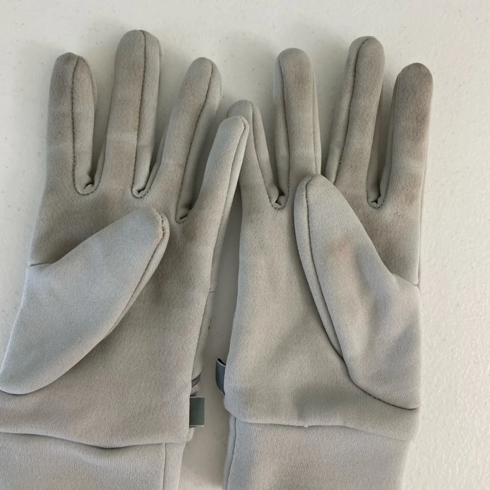 Women’s light gray active athletic driving golf sport gloves‎ large/XL